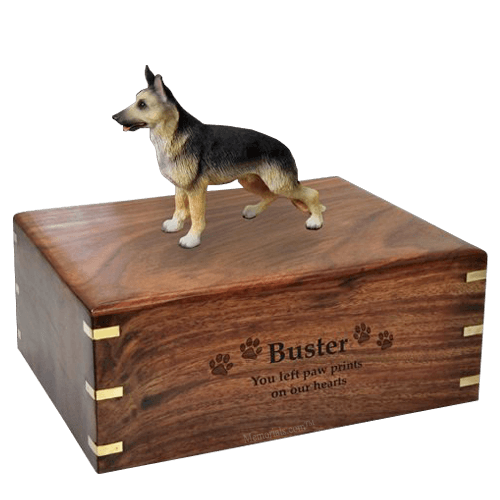 German hotsell shepherd urn